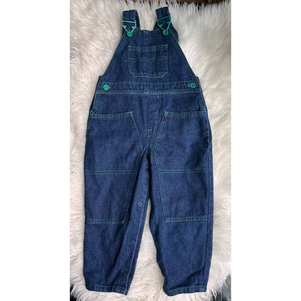 Vintage denim overalls